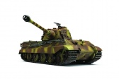 R/C Tank Airsoft German King Tiger brown
