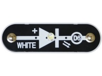 D6 (6SCD6) LED Dioda, svítící bíle II