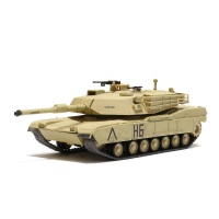 R/C Tank U.S. M1A1 Abrams Desert Yellow 1/72