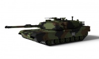 R/C Tank US MBT M1A1 Abrams NATO 1/72