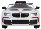 Elektrické auto BMW M6 GT3 bílé