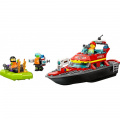 LEGO CITY 60373 Hasicska záchranná lod a clun