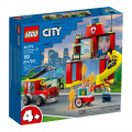 LEGO CITY 60375 Hasičská stanice a auto hasičů