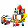 LEGO CITY 60375 Hasičská stanice a auto hasičů