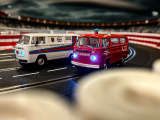 Auto Carrera D132 - 32083 VW Bus T2b Fire Brigade
